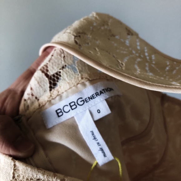 BCBGeneration Pale Peach Dress - Picture 2 of 3